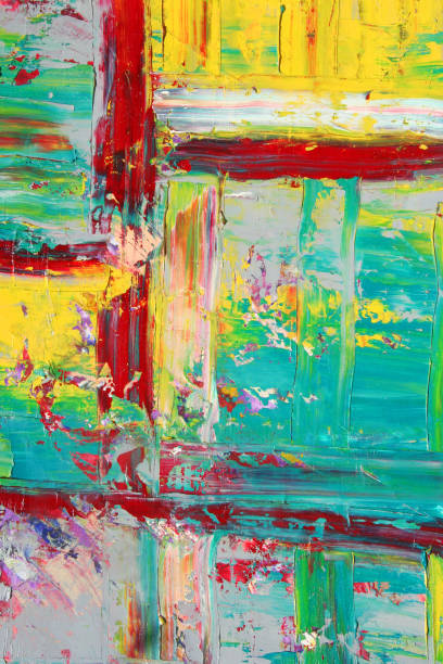 istock Abstract painting on canvas as background 1073060970