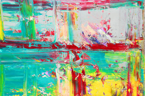 istock Abstract painting on canvas as background 1073061010