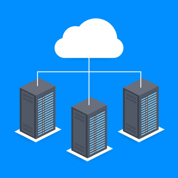Data Center Cloud Connection Hosting Server Computer Information Database Synchronize Technology. Vector illustration. Data Center Cloud Connection Hosting Server Computer Information Database Synchronize Technology. Vector stock illustration. synchronize stock illustrations