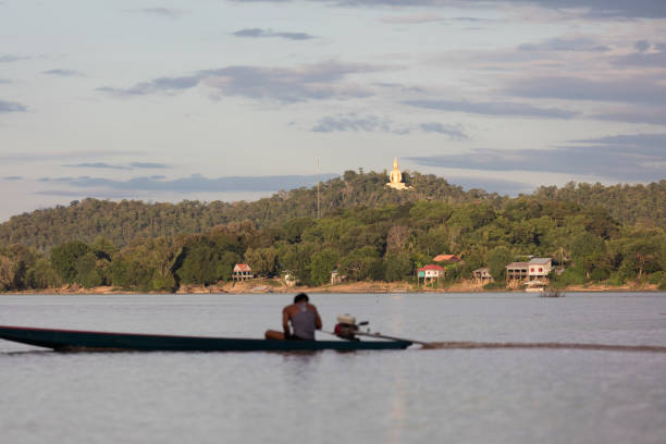 istock Buddha statue on Mekong river 1073070374