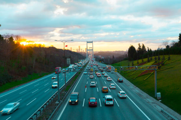 istock istanbul and Bridge Trafic 1073082026