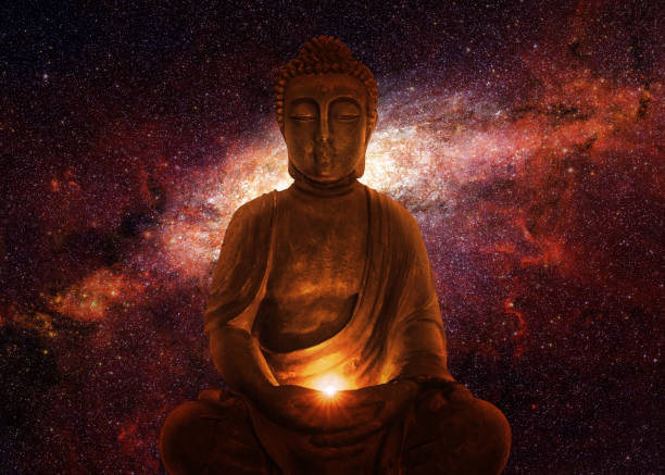 istock Buddha in the Universe 1073087138