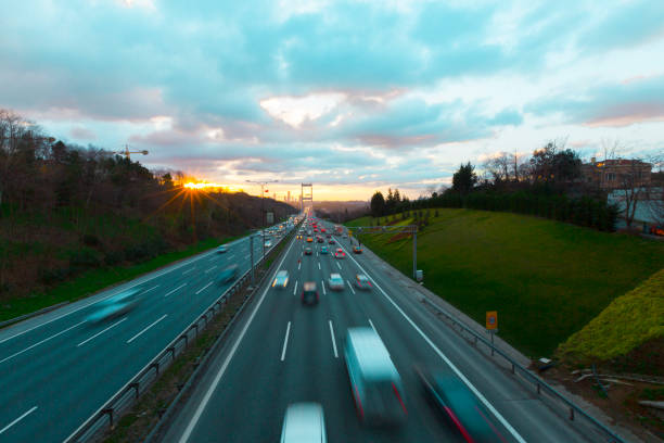 istock istanbul and Bridge Trafic 1073087258