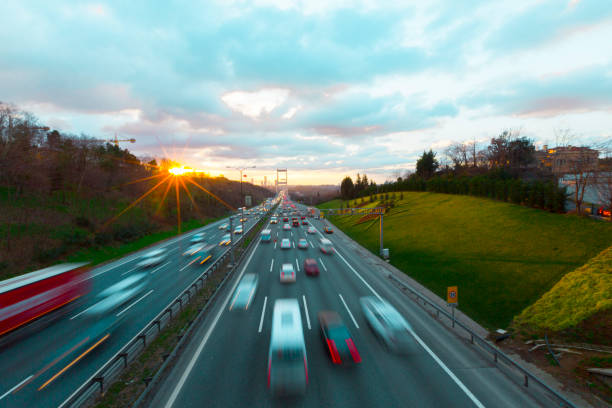 istock istanbul and Bridge Trafic 1073089690