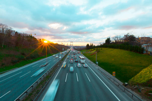 istock istanbul and Bridge Trafic 1073098598