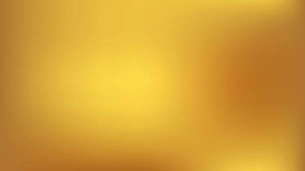 latar belakang bokeh - berwarna emas ilustrasi stok