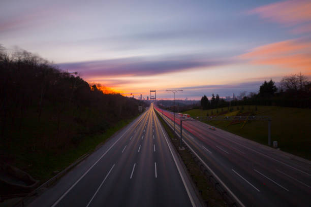 istock istanbul and Bridge Trafic 1073131552