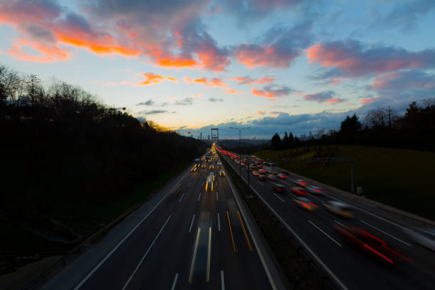 istock istanbul and Bridge Trafic 1073136970