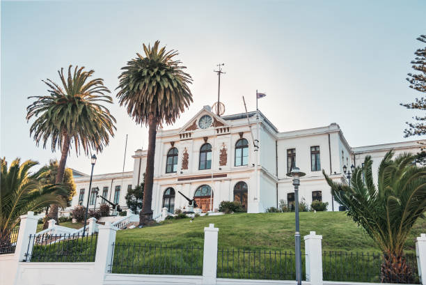 Navy Museum (Museo Maritimo Nacional) - Valparaiso, Chile Valparaiso, Chile - Mar 21, 2018: Navy Museum (Museo Maritimo Nacional) - Valparaiso, Chile museo stock pictures, royalty-free photos & images