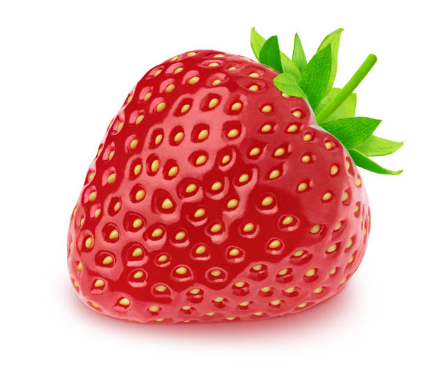 istock Fresh strawberry isolated on a white background. 1073140418