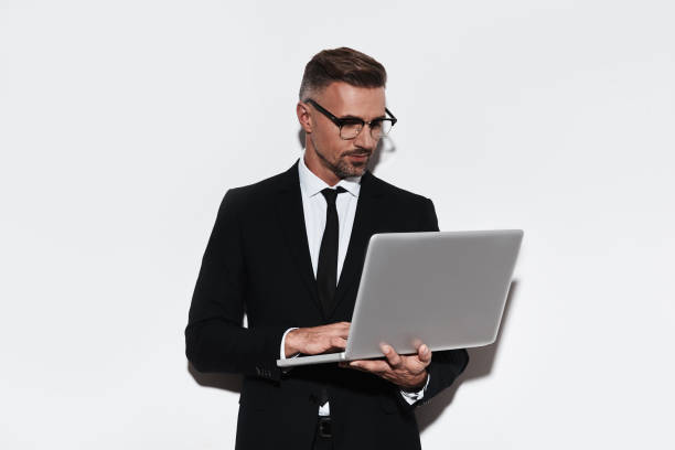 istock Business is his life. 1073148282