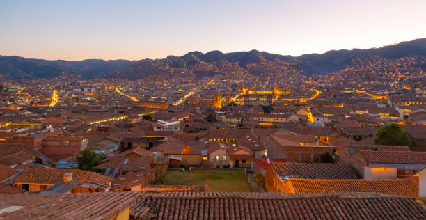 istock Rooftops of Cusco city in Peru 1073155700