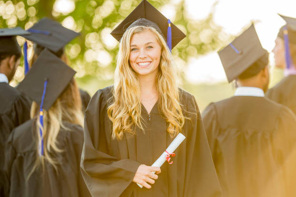 istock College graduate showing off her diploma 1073168512