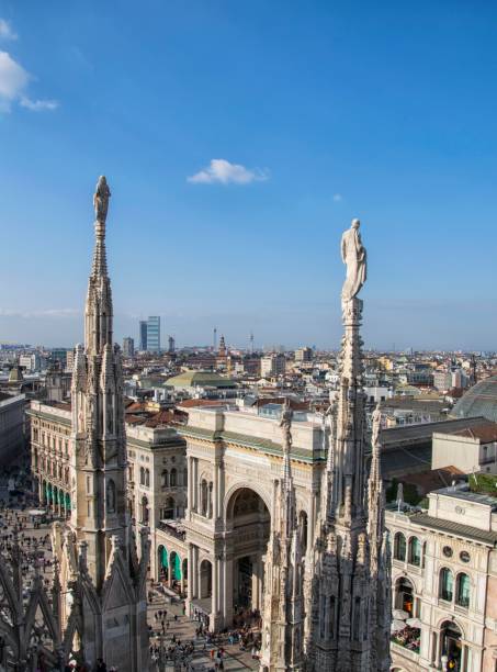 istock Miano, panoramic, view from the Duomo, Italy 1073169296