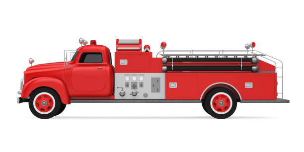 istock Fire Rescue Truck Isolated 1073184128