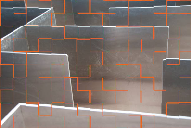 istock Labyrinth of Metal 1073184360