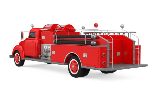 istock Fire Rescue Truck Isolated 1073184458