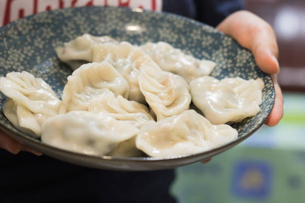 istock Home-made recipe for dumplings. 1073189486