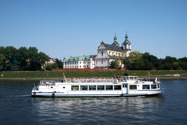 istock church on the river bank in Krakow 1073189856