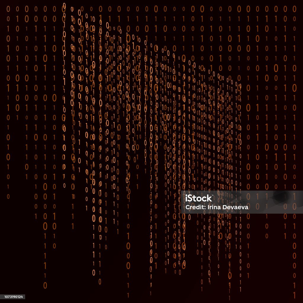 Top Secret Computer Code Matrix Electronic Digital Set Processed Calculations Encrypted Information ...