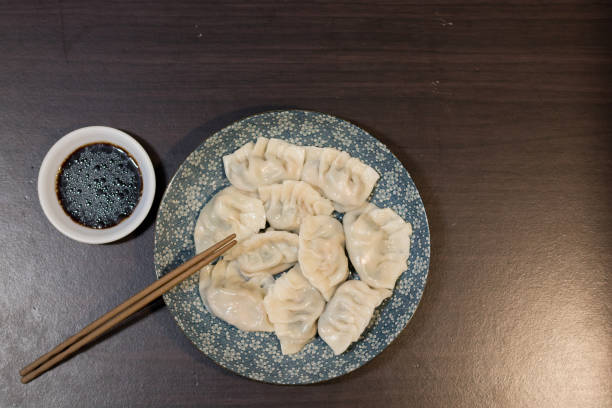 istock Home-made recipe for dumplings. 1073190602