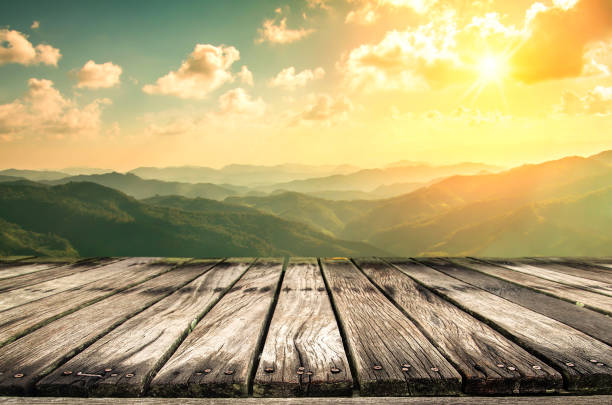 istock Table top and blur nature of the background 1073209204