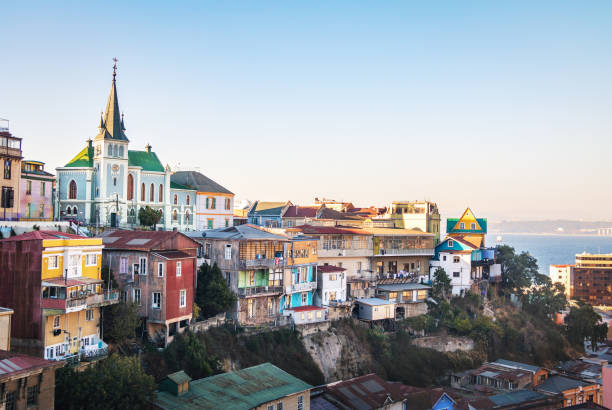 istock Valparaiso Skyline with Lutheran Church - Valparaiso, Chile 1073211022
