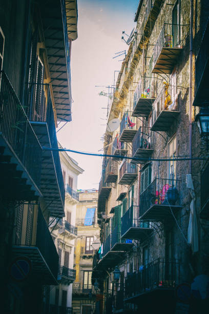 istock House old building in Palermo, Sicily, Italy. 1073213526