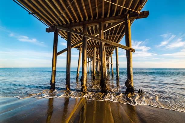 istock Malibu wooden pier seen from below 1073214108