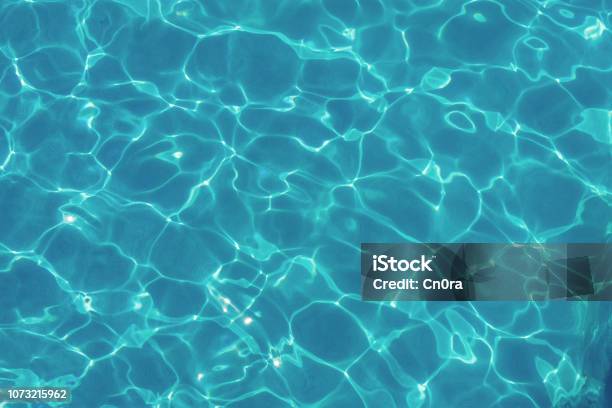 Swimming Pool Water Surface Background Stock Photo - Download Image Now - Water, Swimming Pool, Sea