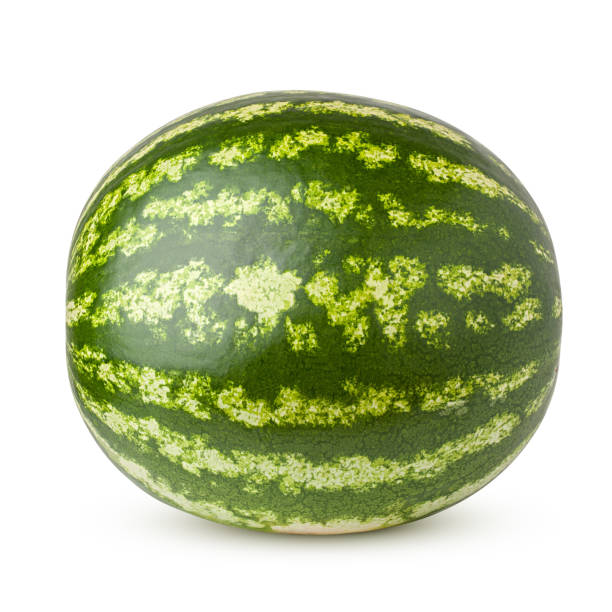 istock watermelon isolated on white background, clipping path, full depth of field 1073216664
