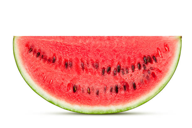 istock watermelon isolated on white background, clipping path, full depth of field 1073216678