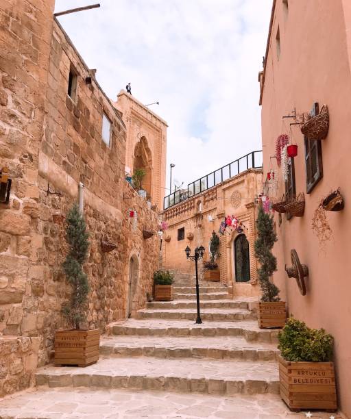 istock Beautiful decorated street 1073225082