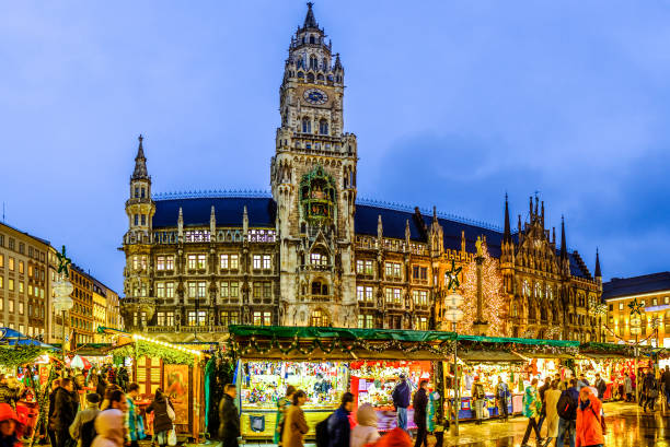 istock christmas market in munich - germany 1073226754