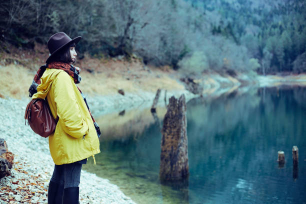 Traveler Looks at Landscape