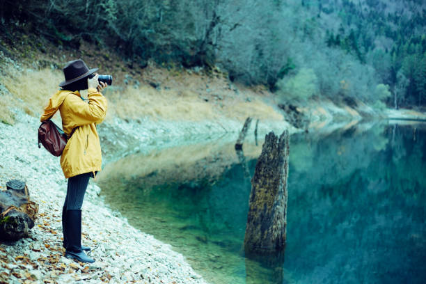 Traveler Looks at Landscape