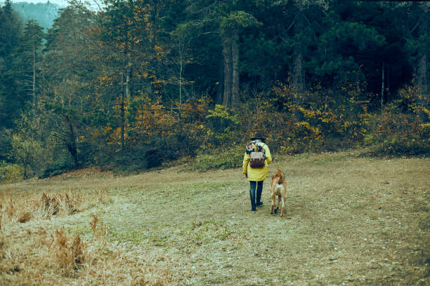 Young woman with dog