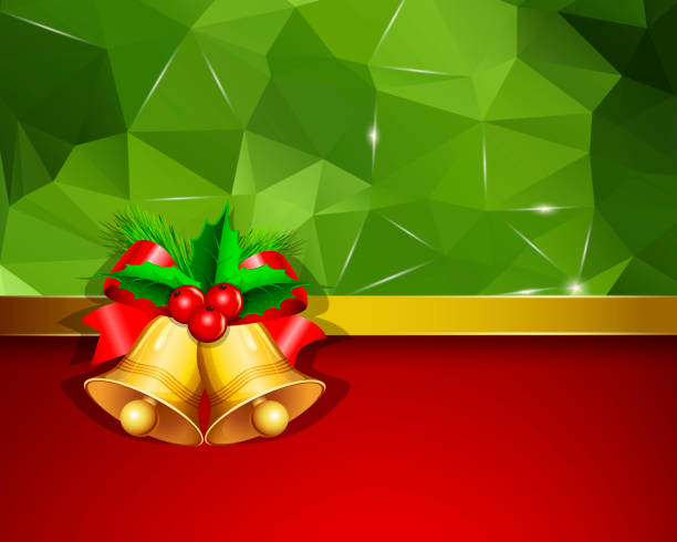 weihnachten-bell - bell frame ribbon vector stock-grafiken, -clipart, -cartoons und -symbole