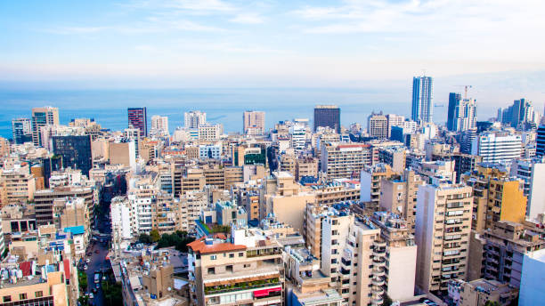 istock a beautiful aerial view of Beirut 1073238690