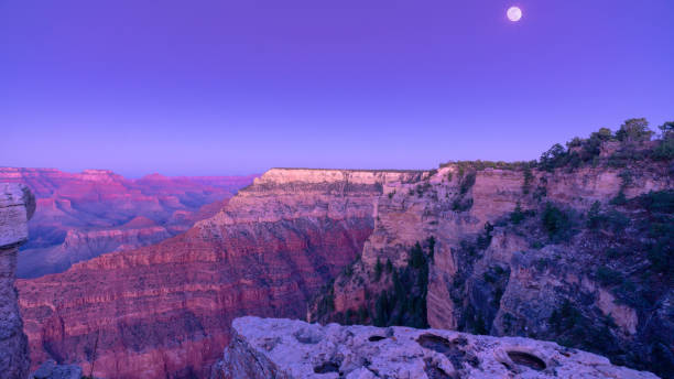 istock Full moon at Mather view point, Grand canyon,Arizona 1073242962