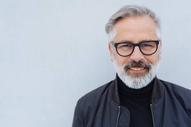 istock Portrait of an attractive older bearded man 1073259472
