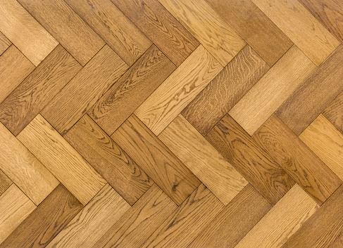 Close-up of parquet floor pattern