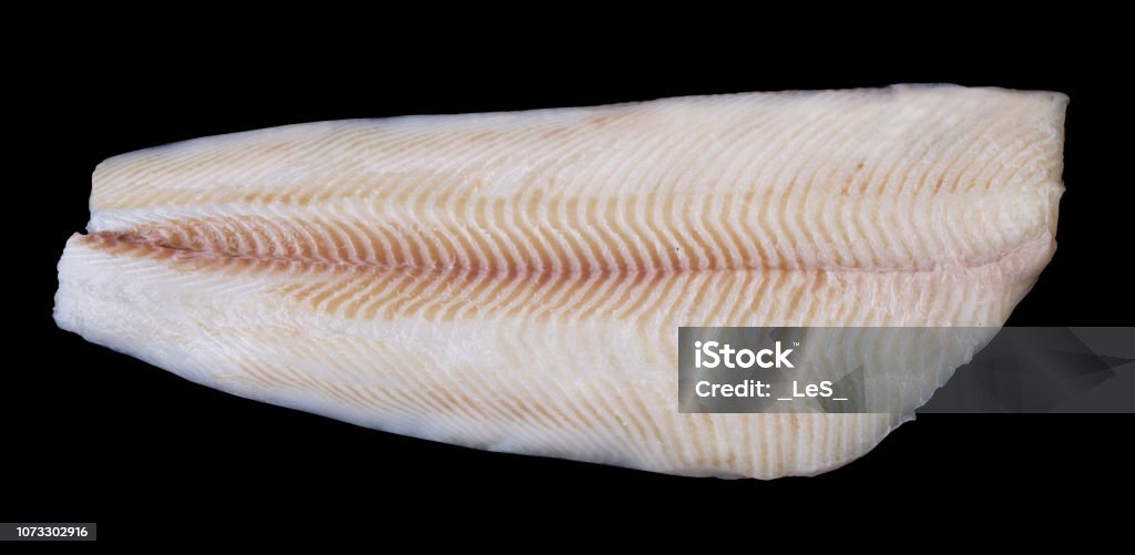 Whute Fish Cod Single Fresh Raw Whole Cod White Fish Fillet Stock Photo - Download ...
