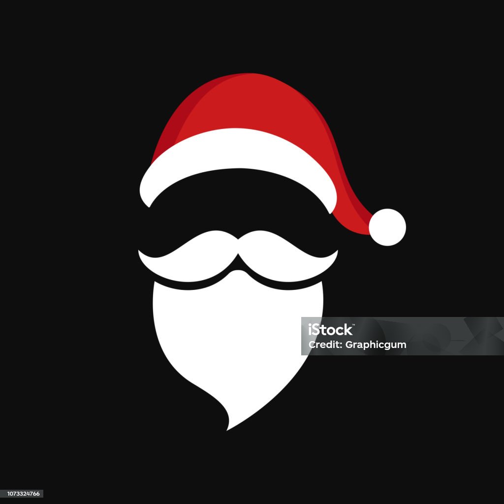 Ilustración de Santa Claus Gorro Y Barba Fondo De Navidad Negro y más Vectores Libres de Derechos de Alegre - Alegre, Barba - Pelo facial, Bigote - iStock Ilustración de Santa Claus Gorro Y Barba Fondo De Navidad Negro y más Vectores Libres de Derechos de Alegre - Alegre, Barba - Pelo facial, Bigote - iStock