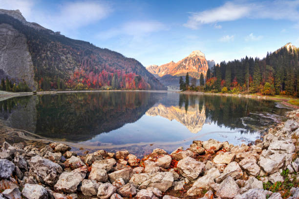 istock Lake Obersee autumn morning 1073325842