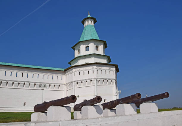 istock Four fortress guns 1073336440