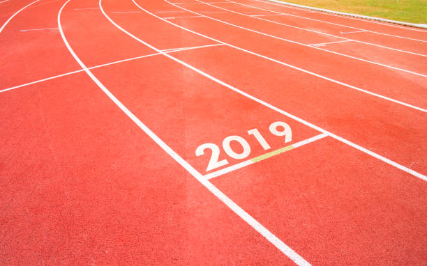 istock 2019 new year concept target on running track background 1073380742