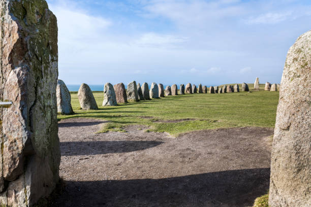 istock Ales stones monument in Skane, Sweden 1073387706