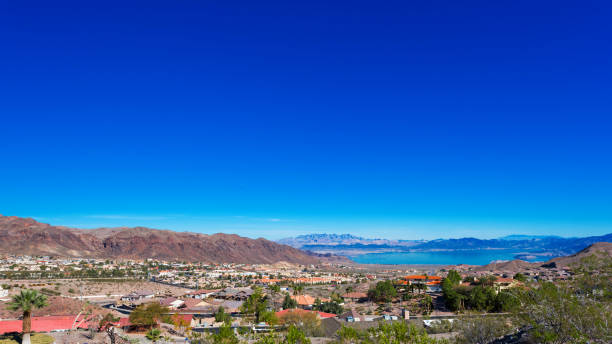 istock View of the mountain landscape, Boulder, Nevada, USA. Copy space for text 1073387716
