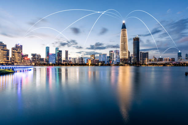 istock Shenzhen Houhai City Complex and Technology Concept 1073430442